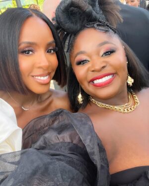Tarriona Ball Instagram - #ROCNATION BRUNCH. @kellyrowland that is All. 🤣🥹 Thank you so much. This was one of the most beautiful rooms to be in. #Grammyweek @thamakeupartist 🍫 @mzbeejoness 👑