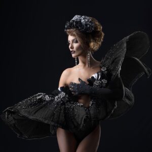 Tatiana Neva Instagram - And in the darkest places - be the light, if you can’t find it…

I just love working with creative people like @rosalindguder ! Enjoy this artwork we co created along with @forthestarsfashionhouse ! Magic happened! 

Model: @tatiananevaofficial 
Photography: @rosalindguder 
Makeup/hair: @qpqstudio 
Wardrobe: @forthestarsfashionhouse 

#tatiananeva #model #actress #actionactress #fashionmodel