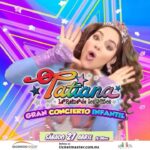 Tatiana Instagram - ⭐️FESTEJEMOS EN GRANDE EL DÍA DEL NIÑO CON @oficial.tatiana ⭐️ este próximo sábado 27 de abril en el @escenariognpseguros 🤩 Corre por tus boletos en taquillas y Ticketmaster 🎟️
