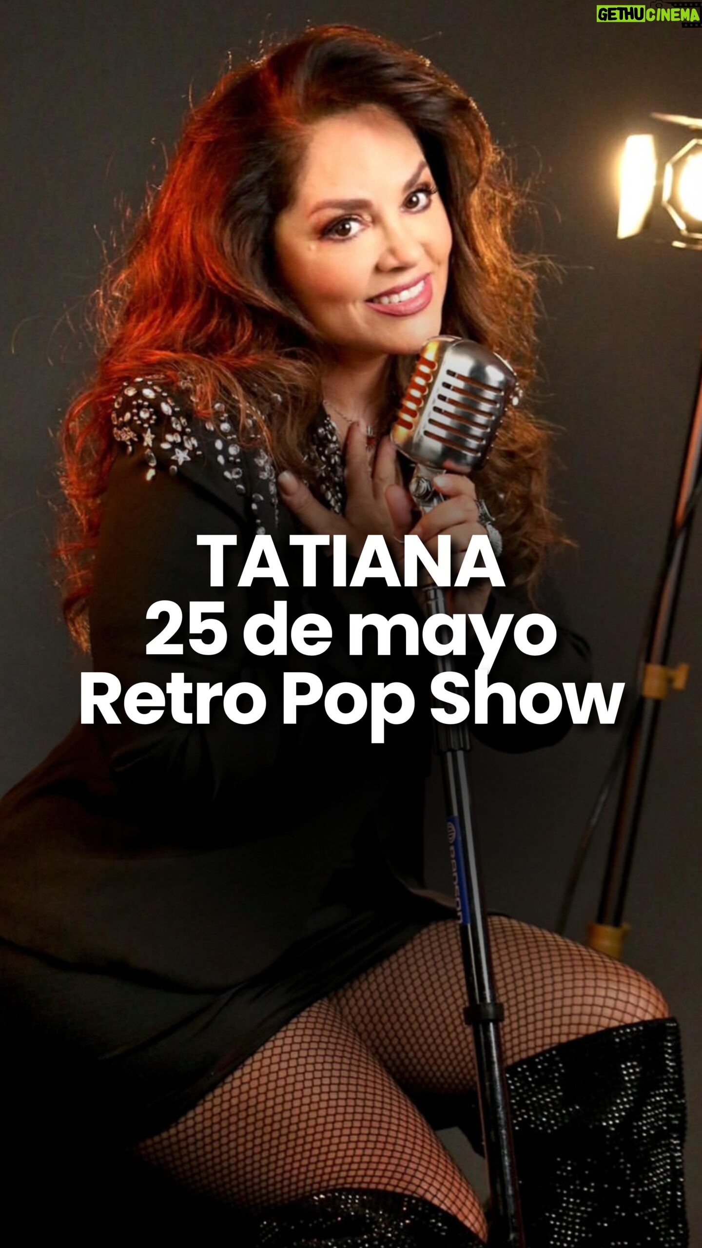 Tatiana Instagram - 🗓️ Tienes una cita con @oficial.tatiana el próximo 25 de mayo a las 9:30pm en Dion Live Center para celebrar 40 años de carrera en grande con el Retro Pop Show. 🎙️⭐️ Un show imperdible. ¿Quieres saber qué canciones habrá? Quédate hasta el final del video. #tatiana #dionlivecenter #retro #retropopshow