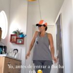 Tatiana Astengo Instagram - Yo, antes de entrar a la ducha fría! Se acabó el gas 😱🤣