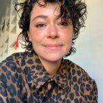 Tatiana Maslany Instagram – Wearing @redskyshop, an awesome Toronto shop operated by self-proclaimed “lesbian clown wives and their dog, in a tiny A-frame in the middle of nowhere.” I LOVE THEIR STUFF!!! CHECK THEM OUT!!!