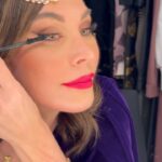 Tatiana Stefanidou Instagram - #backstage @tlive_alphatv @alphatv 💜💜