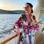Tatiana Stefanidou Instagram - Στην πιο yachting βάπτιση ever! @kellyxini 💙🩵🩷#yachting# yachtinglife #yachtinglifestyle @saltwater_gr