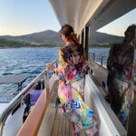 Tatiana Stefanidou Instagram - Στην πιο yachting βάπτιση ever! @kellyxini 💙🩵🩷#yachting# yachtinglife #yachtinglifestyle @saltwater_gr