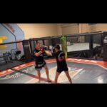 Tatiana Suarez Instagram – 🗡️🗡️🗡️🗡️ 

Working in the orthodox stance. I’m a southpaw. But, I’m trying to be comfortable in both stances. Working on it 🙏🏽

#wmma #mma #ufc