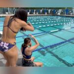 Tatiana Suarez Instagram - How do swimmers put on swim caps this way?? 🤣 I need to learn @tatianasuarezufc ! . . . . #fyp #explore #explorepage #ufc #mma #fight #TatianaSuarez #swim #swimming #vegas #lasvegas