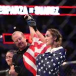 Tatiana Suarez Instagram - Happy Independence Day! I miss draping the American flag over my shoulders before and after my fights. ❤️🤍💙 When I was a child, I dreamed of representing my country in world wrestling competitions. I did just that. Now, I represent my country at the highest level in a different sport for one of the biggest mma organizations in the world. Hard work and dedication pays off. 🙌🏽🙏🏽 Focused and disciplined. Can’t wait to step in the cage again in one month. It’s my time.❤️‍🔥 #mma #ufc #wmma #american #happy4th