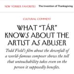 Tavi Gevinson Instagram - I wrote about TÁR for the New Yorker 🤳🏼 link in bio 🪗 thank you @newyorkermag!
