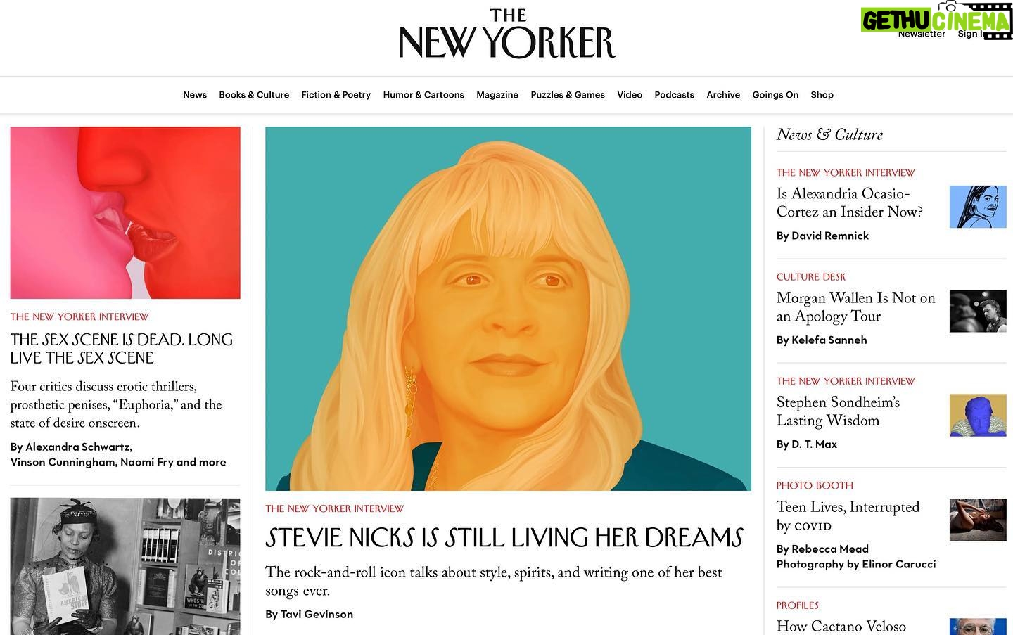 Tavi Gevinson - 4.9K Likes - I interviewed @stevienicks for @newyorkermag. What else is there to say, go read it!!! 🥺💜🎩🌙🎹🪶🔮🕊👑📓✨
