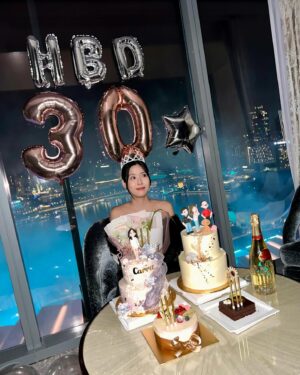 Tay Ying Instagram - Happy birthday @carriewst and Happy New Year everyone! 🎆