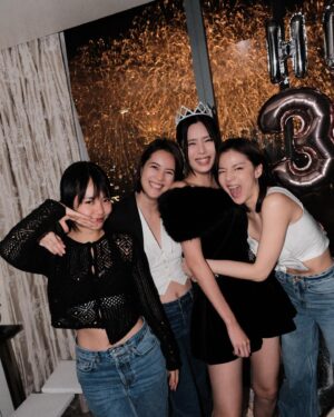 Tay Ying Instagram - Happy birthday @carriewst and Happy New Year everyone! 🎆