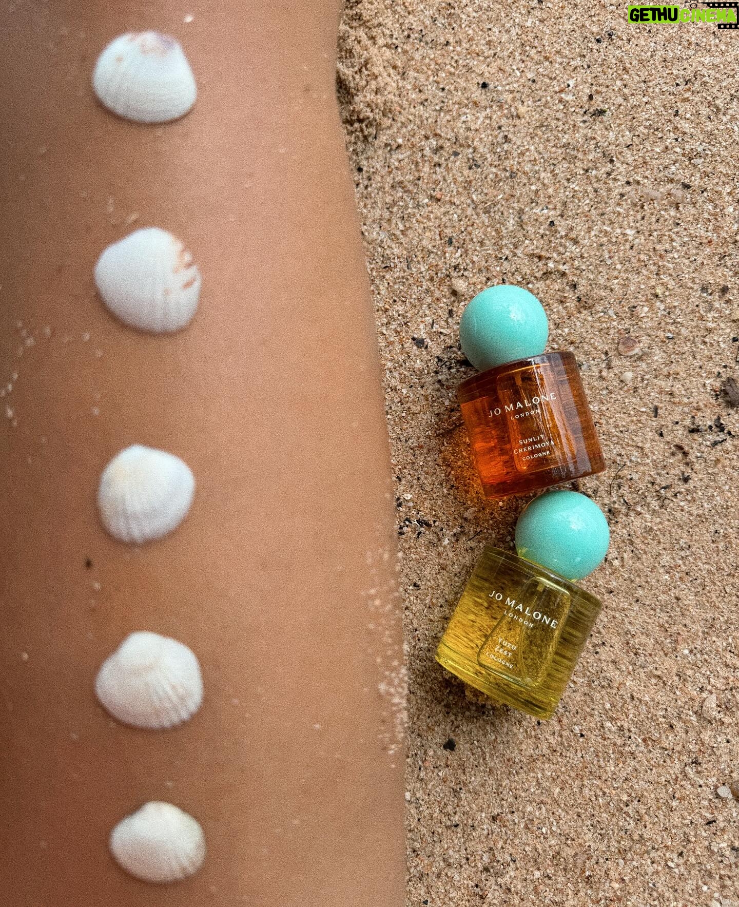 Taya Rogers Instagram - Vibrant scents got me feeling fresh this summer with the Blossoms Collection from Jo Malone London 🌺 Loving these 2 scents, 🌞 Sunlit Cherimoya with mouth-watering fruitiness and Yuzu Zest with uplifting citrus-notes 🍋🏖️ The Blossom Collection comes with vivid orage box and limited edition striped bag 💛 Don’t forget to grab your favourites and enjoy this summer with Jo Malone London 😘 @JoMaloneLondon #JoMaloneLondonTH #BrilliantBlossoms