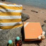 Taya Rogers Instagram - Vibrant scents got me feeling fresh this summer with the Blossoms Collection from Jo Malone London 🌺 Loving these 2 scents, 🌞 Sunlit Cherimoya with mouth-watering fruitiness and Yuzu Zest with uplifting citrus-notes 🍋🏖️ The Blossom Collection comes with vivid orage box and limited edition striped bag 💛 Don’t forget to grab your favourites and enjoy this summer with Jo Malone London 😘 @JoMaloneLondon #JoMaloneLondonTH #BrilliantBlossoms