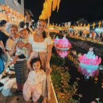 Taya Rogers Instagram – Better late than never right? Meant to post these a week ago but… life 🫠😅😊 Loy Kratong is my favorite Thai holiday for so many reasons: the honoring of tradition, the handcrafted floats and lanterns, the beautiful lights, the lunar celebration, and all of it made so much more special now that I get to share it with my babies 🥰💛

Since these photos we’ve flown from Chiangmai back to Bangkok, packed up my mom/ grandma’s house, decluttered/ purged our BKK house, started construction on an add on extension to our house for my grandma to eventually move in to, shifted a ton of things to our Samui house, had a hospital stay with Jaden (on the day everything happened 😓🫠) & now everyone is under the weather & generally exhausted but also looking forward to all that’s ahead 🙏🏽 17 sleeps til Christmas! 🎄✨