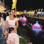 Taya Rogers Instagram – Better late than never right? Meant to post these a week ago but… life 🫠😅😊 Loy Kratong is my favorite Thai holiday for so many reasons: the honoring of tradition, the handcrafted floats and lanterns, the beautiful lights, the lunar celebration, and all of it made so much more special now that I get to share it with my babies 🥰💛

Since these photos we’ve flown from Chiangmai back to Bangkok, packed up my mom/ grandma’s house, decluttered/ purged our BKK house, started construction on an add on extension to our house for my grandma to eventually move in to, shifted a ton of things to our Samui house, had a hospital stay with Jaden (on the day everything happened 😓🫠) & now everyone is under the weather & generally exhausted but also looking forward to all that’s ahead 🙏🏽 17 sleeps til Christmas! 🎄✨