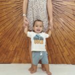 Taya Rogers Instagram - the big ONE! 🤩🥹🥰 One full year of your sunshine smiles, cheeky giggles, & your cuddles. You’ve shown us that hearts can double in size & we are so lucky you chose us 🤍 Happy birthday baby boy 🎂 We love you to pieces!