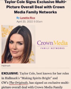 Taylor Cole Instagram - I’ve never been more proud to be a part of the @hallmarkchannel family. Forever growing together. #familyfirst #hallmarkmovies