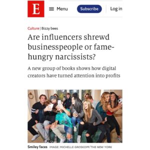 Taylor Lorenz Instagram - The Economist wrote a fantastic review of EXTREMELY ONLINE(!!!) despite the clickbaity headline the piece is excellent. I’m so honored by this thoughtful and brilliant coverage of my book!!!!