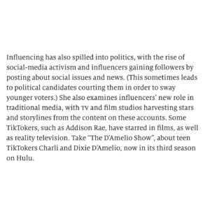 Taylor Lorenz Instagram - The Economist wrote a fantastic review of EXTREMELY ONLINE(!!!) despite the clickbaity headline the piece is excellent. I’m so honored by this thoughtful and brilliant coverage of my book!!!!