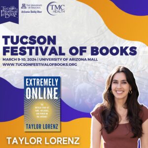 Taylor Lorenz Instagram - Arizona people!! I’ll be speaking at the Tucson book festival twice this weekend! Come through! @tucsonfestivalofbooks
