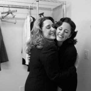 Taylor Louderman Instagram - Returning to the stage has been a rollercoaster ride — scary & rewarding. I’m so grateful for the opportunity to do it at home and with such lovely humans. 🖤 @themuny

And lucky to have @jennyandersonphoto ‘s insane photography talents to document the moments behind the scenes. 

Two nights left to see Chess!