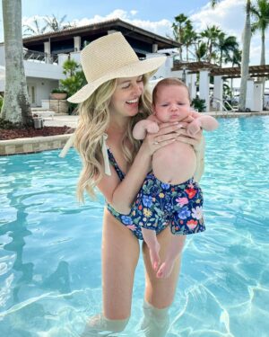 Taylor Louderman Instagram - He copied my lewk ☀️👙
@summersalt suits compliments of @helenrnightingale