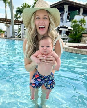 Taylor Louderman Instagram - He copied my lewk ☀️👙
@summersalt suits compliments of @helenrnightingale