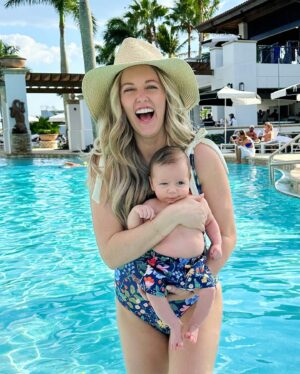 Taylor Louderman Instagram - He copied my lewk ☀️👙
@summersalt suits compliments of @helenrnightingale