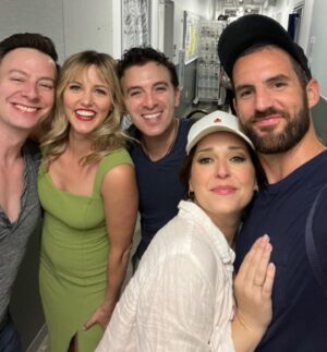 Taylor Louderman Instagram - Muny shows are a giant trust fall. You have 11 days to rehearse, and you never run the show with all of the elements (orchestra, costumes, props, lighting, set, etc) until opening night. Somehow it always comes together — they call it @themuny MAGIC 🪄🧞
And just like all those tearful closing night bows from summer theatre camps growing up, I’m always sad to say goodbye to the new friends I made along the way. 🤍🖤
#chess #muny #musicaltheatre