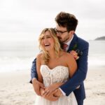 Taylor Dooley Instagram - Living in a real life fairytale ✨ So excited to share photos from our wedding day…first up, our beach ceremony 💛 It was perfectly imperfect, the most unplanned & unstressfull day filled with so much love. We read our own vows that we had written, we laughed, we cried, we got interrupted by a dog who hilariously ran into our ceremony, we praised the Lord, and we LOVED. It was simply the Best. Day. Ever. 😍 check my stories & highlights for more moments from the day 🥰