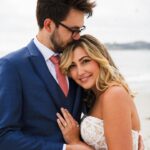 Taylor Dooley Instagram - Living in a real life fairytale ✨ So excited to share photos from our wedding day…first up, our beach ceremony 💛 It was perfectly imperfect, the most unplanned & unstressfull day filled with so much love. We read our own vows that we had written, we laughed, we cried, we got interrupted by a dog who hilariously ran into our ceremony, we praised the Lord, and we LOVED. It was simply the Best. Day. Ever. 😍 check my stories & highlights for more moments from the day 🥰