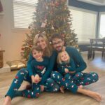 Taylor Dooley Instagram - Merry Christmas & Happy Holidays to everyone ❤️ All glory to the newborn King 😍 Praising and thanking God for sending His son, Jesus, as a savior to ALL! And so incredibly grateful for family, love, joy, and peace in this holiday season. Sending you all so much love from me and my favorite tribe of goofballs (swipe to see us being silly 😜). I love always laughing through life with these three, God is so good 🥰