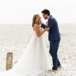 Taylor Dooley Instagram - Living in a real life fairytale ✨ So excited to share photos from our wedding day…first up, our beach ceremony 💛 It was perfectly imperfect, the most unplanned & unstressfull day filled with so much love. We read our own vows that we had written, we laughed, we cried, we got interrupted by a dog who hilariously ran into our ceremony, we praised the Lord, and we LOVED. It was simply the Best. Day. Ever. 😍 check my stories & highlights for more moments from the day 🥰