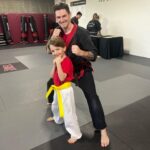 Taylor Dooley Instagram – We have a Yellow Belt 💛 So incredibly proud of this mini man. All of his hard work paid off and he is officially a yellow belt 😍