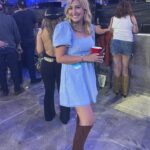 Taylor Dooley Instagram - I need something You Proof 🤠🩵 // @morganwallen sure knows how to throw a party 😉 Had the best time with the best people last Saturday. Thanks so much for everything @tylercoleguitar … you KILLED it 🔥🎸
