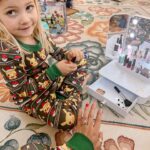 Taylor Dooley Instagram - We had the most beautiful Christmas Day yesterday filled with all our favorite people, so much love, laughter, smiles, joy, presents, and makeovers (courtesy of little miss Adaline and her new makeup set swipe over to see the results 😂)!! 🎁🎄😍 Celebrating the true gift of the season, Jesus 🥰 Wishing you all the most blessed day yesterday and an amazing holiday season from our family to yours 💛