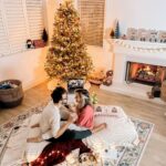 Taylor Dooley Instagram - Best. Present. Ever. 🎁🥰 …him forever (& @theadventurechallenge 😉) // We seriously had the BEST at home date night curtesy of The Adventure Challenge. It was spontaneous and fun and full of Christmas magic ✨ We laughed, we cuddled, we watched our favorite Christmas movie, we made so many fun memories…and we even had a little visitor sneak out of his room to join in on the fun (swipe to the last photo to see our little visitor) 😬 Being busy parents, it’s hard to find intentional time together…The Adventure Challenge made it so easy and fun for my hubs and I to reconnect and recharge together. We truly had the time of our lives and we can’t wait to scratch off more adventures together ❤️ Go get yours & start making memories - use code: XMAS25 for 25% off your entire order!! 🎄To my favorite adventure buddy, I love you endlessly…date night again asap? 😍
