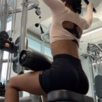 Taylor Hale Instagram - Week five of consistently going to the gym and I regret to inform you all that moving your body does in fact improve your mood and overall happiness more than laying in bed all day does. Also!!! The thought of being anywhere a machine in the gym used to give me the heebie jeebies and now I walk into the gym like I own the place. We’re eight months out from my goals of having my best body by 30 - let’s see what happens when we hit December!