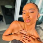 Taylor Hale Instagram - Finally got my 15 minutes of LA sunshine ☀️ Annnnnd I still can’t figure out the perfect combo to get my flyaways to lay flat - updates soon…