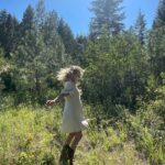 Taylor Hickson Instagram - caught in my dizzy spinnin’, daisy picking, kombucha drinkin’ element