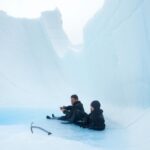 Taylor Rees Instagram - These two, never not talking shop at the office water cooler. Also never not observing, shooting, droning, timelapsing, experimenting, failing, fixing, trying again. Couldn’t ask for a better team to create stories with 💙 @rudy.le @renan_ozturk @expedition.studios [shot on #sonyalpha #alpha1 for the @natgeo Explorer series, sailing the Northwest Passage #sonypartner #sonyartisan]