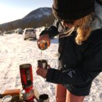 Taylor Rees Instagram - Well it looks like it might be the end of ski season, but it’s definitely not the end of hot toddy season where I create end-of-day warm bevvies for any friend in search of a good cheers. Like @jadethemighty who shared this moment with me (and just had a MEGA win with the Dept of Interior today! Check her stories!). Cheers to @tincupwhiskey for supporting our mountain community and the many environmental endeavors afoot. ~ #partnerinadventure #sonyartisan @blackcrows_skis @tincupwhiskey @adorama @thule #lovetothecompanieskeepingthegoodworkalive [photo by @jadethemighty]