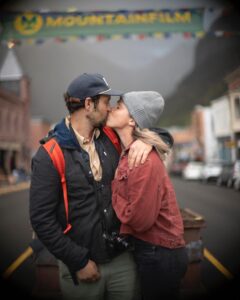 Taylor Rees Instagram - I freaking love this human so much it bursts my heart open like an explosion of happy tears every time I see his face. Thank you @jamesqmartin for capturing this moment during what was my favorite @mountainfilm years of all times. Such incredible films created by a global community of storytellers. Still buzzing.