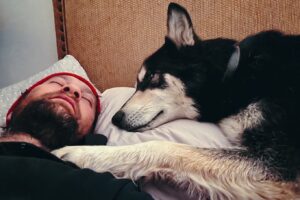 Taylor Rees Instagram - Baloo whispered to me just now how he couldn’t be more grateful that @renan_ozturk takes him on all the dirt wanders and is the best nap companion ever. I couldn’t agree more. Happy birthday. We love you so much.
