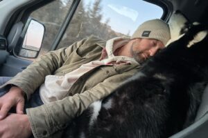 Taylor Rees Instagram - Baloo whispered to me just now how he couldn’t be more grateful that @renan_ozturk takes him on all the dirt wanders and is the best nap companion ever. I couldn’t agree more. Happy birthday. We love you so much.
