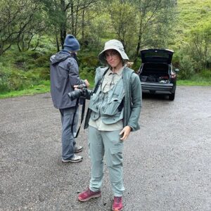 Taylor Rees Instagram - This last Fall I was invited by @jackwolfskin to test their Discover Wilderness line in the highlands of Scotland. And no better person to explore those landscapes, as well as matters of energy, ecology and the future, than with my Dad! We visited one of Scotland’s largest dams with local guide Anna (@wildrootsguiding) and adventured up Glen Nevis with photographer filmmaker and dear friend @simonbrannthorpe and his crew @neilcaincamera @swart77. Check out more at @jackwolfskin!