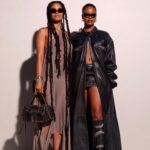 Taylour Paige Instagram - ❤️‍🔥❤️‍🔥❤️‍🔥 but of course @acnestudios EVERY TIME 🫶🏿🥹🫶🏿🥹🫶🏿 fierce ass show!!!!! #pfw