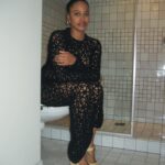 Taylour Paige Instagram - Give it up for the bow and my supplements (and how Yas got me to take pictures in the bathroom when I hate bathrooms) a miracle