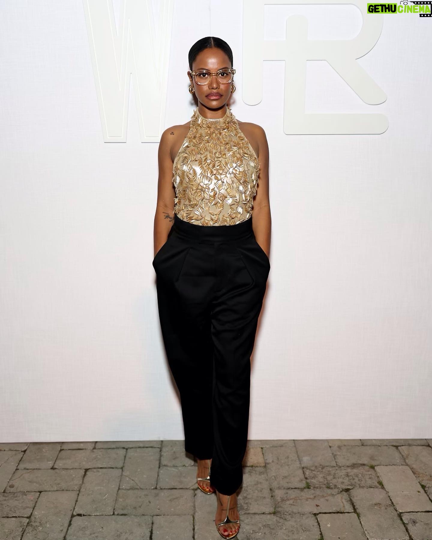 Taylour Paige Instagram - hehe last night @wmag x @ralphlauren #artbasel fun fact: these last two events are my first time out since having endometriosis surgery. Healthy is wealthy. Declaring, Slowly but surely feeling the best I’ve ever been able to in my body. (I’ll talk about it more one day) love you!